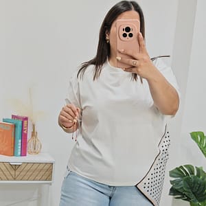 Camiseta asimetrica lunar l38773l